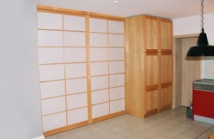 Shoji mit Schrank